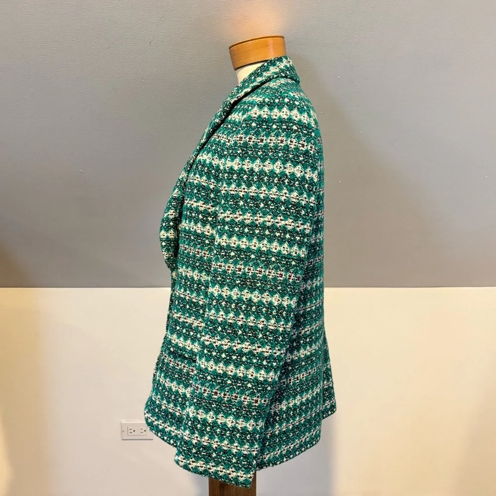 J. Crew Collection boyfriend blazer in Italian jacquard wool tweed